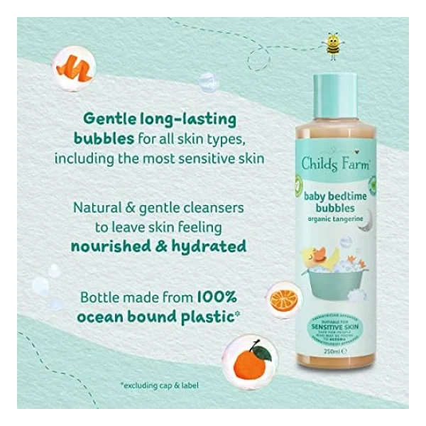 Childs Farm Organik Mandalina Özlü Bebek Banyo Köpüğü 250 ml - Görsel 10