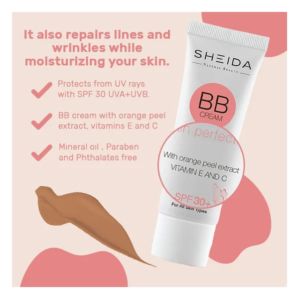 Sheida Skin Perfector Medium Spf 30+ 50 Ml Bb Krem - Görsel 3