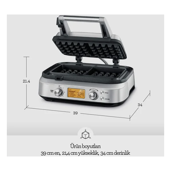 Sage Bwm620bss Smart Waffle Makinesi - Görsel 2