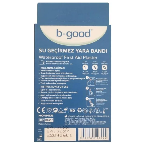 B-Good Su Geçirmez 12'li Yara Bandı - Görsel 2