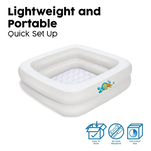 Bestway 51116 86x86x25 Cm Bebek Şişme Havuz - Görsel 5