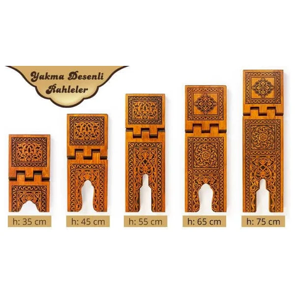 Yakmalı Ahşap Rahle Battal Boy 75 Cm - Görsel 5