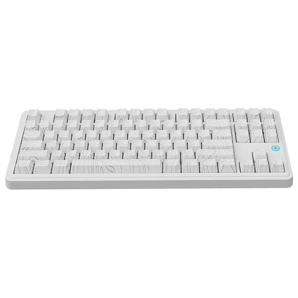 Ajazz AK870 Plus Beyaz RGB TKL Avocado Switch Kablolu/Kablosuz Oyuncu Klavyesi - Görsel 5