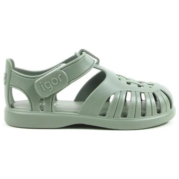 Igor Tobby Solid S10271-079 Krem Çocuk Sandalet - Görsel 6