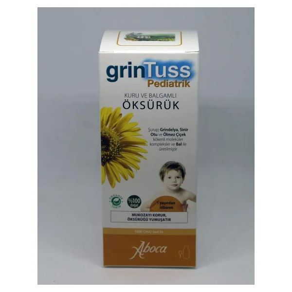 GrinTuss Pediatrik Öksürük Şurubu 128 gr - Görsel 10