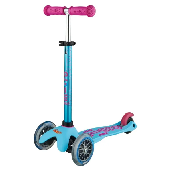 Micro Mini Deluxe MMD074 Turkuaz-Pembe 3 Tekerlekli Çocuk Scooter - Görsel 9
