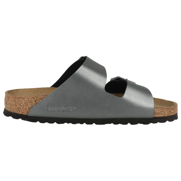 Birkenstock Arizona Birko-Flor 1029224-1029233 Metalik Gri Terlik - Görsel 3