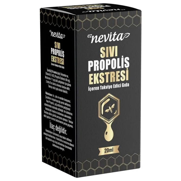 Eznevita Sıvı Propolis Ekstresi 20 Ml Damla Propolis - Eznevita - 1 Adet - Görsel 2