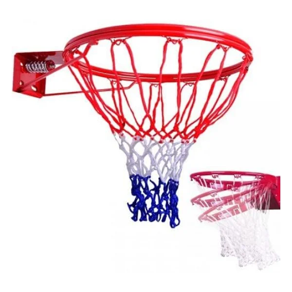 Leyaton Deluxe Çift Katlı Yaylı Basketbol Çemberi + Basketbol Filesi - Görsel 2