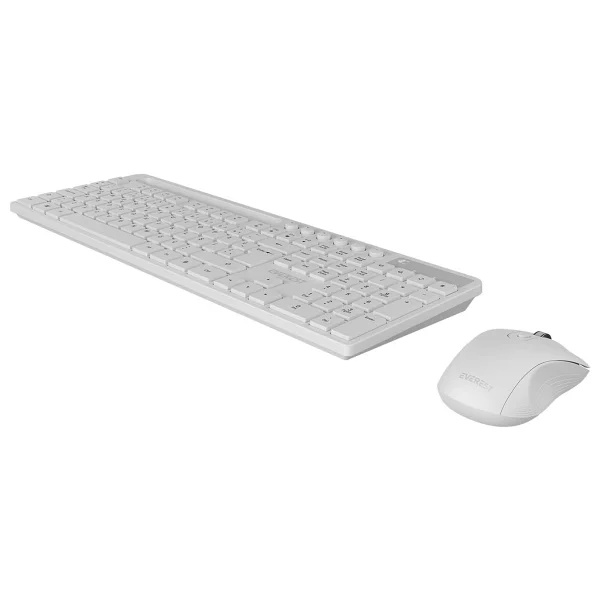 Everest KM-730 Beyaz Kablosuz Klavye Mouse Seti - Görsel 4