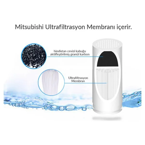 Greentech Water Uf Membran Filtreli Musluk Ucu Arıtıcı - Görsel 4