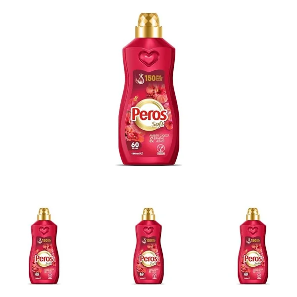 Peros Amber Çiçeği Ve Sandal Ağacı Yumuşatıcı 60 Yıkama 1.44 Lt - Görsel 8