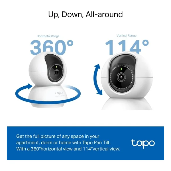 Tp-Link Tapo C230 5 Mp Gece Görüşlü Ip Wi-Fi Güvenlik Kamerası - Görsel 6