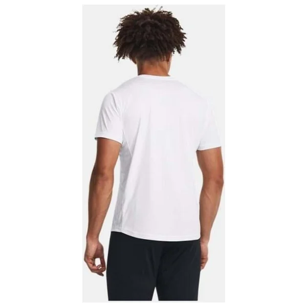 Under Armour Challenger 1379589-100 Beyaz Kısa Kollu Bisiklet Yaka Erkek Spor Tişört - Görsel 2