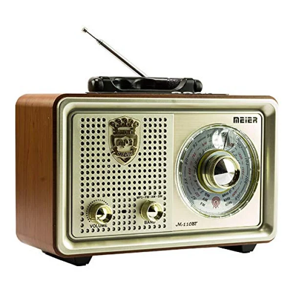 Meier M-110bt USB Sd Bluetooth Nostaljik Fm Radyo - Görsel 10