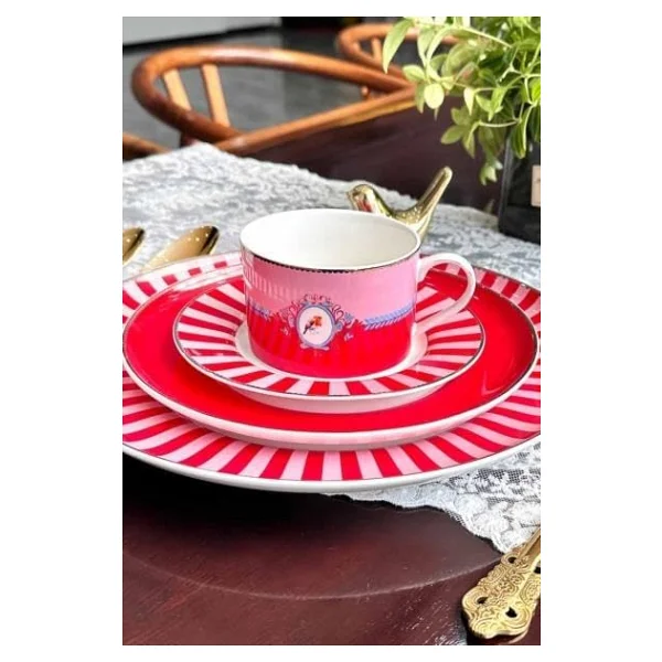 Acar Prilla Ncy-07081 19 Parça 6 Kişilik Pasta Takımı - Görsel 2