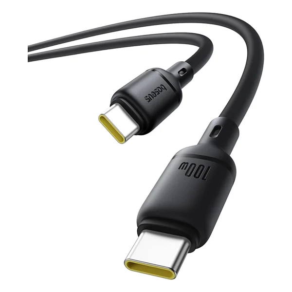 Baseus Silky 1 m Type-C to Type-C Hızlı Şarj Kablosu - Görsel 4