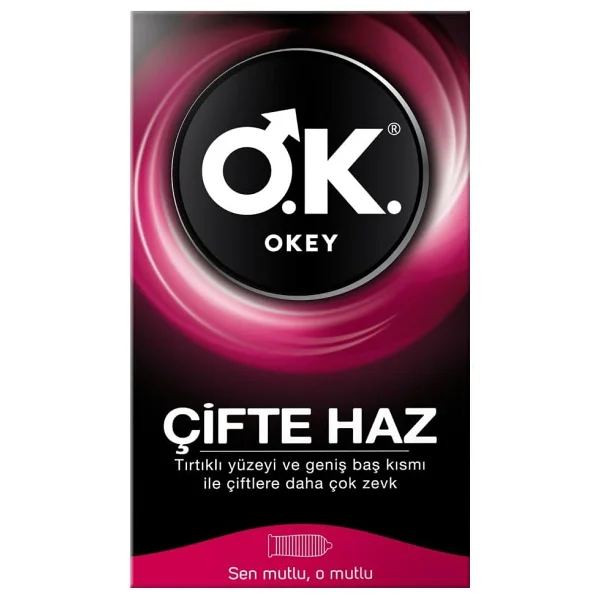 Okey Çifte Haz 10'lu Prezervatif - Görsel 2