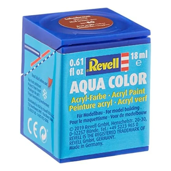 Revell - Su Bazlı Maket Boyası Çamur Kahvesi Parlak 18 Ml (36180) - Görsel 6