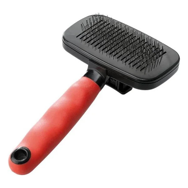 Ferplast Gro 5956 Plastik Basmalı 12x19 cm Köpek Tüy Toplama Tarağı - Görsel 3
