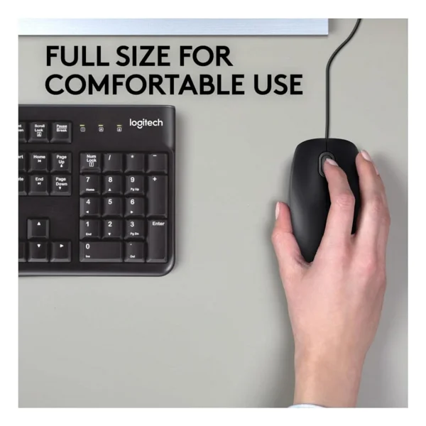 Logitech B110 910-005508 Sessiz Optik Kablolu Mouse - Görsel 3
