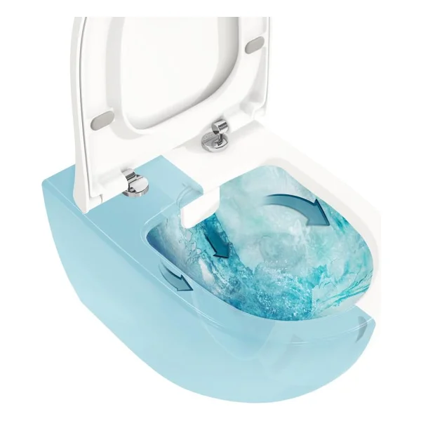 Vitra 7748b003-0559 Sento Rim-Ex 54 Cm Asma Klozet - Beyaz - Görsel 5
