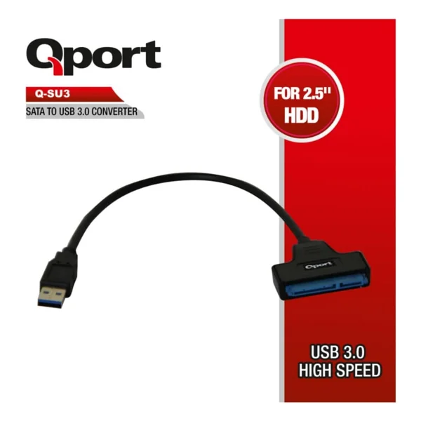 Qport Q-Su3 Sata To Usb3.0 Çevirici Kablo - Görsel 2