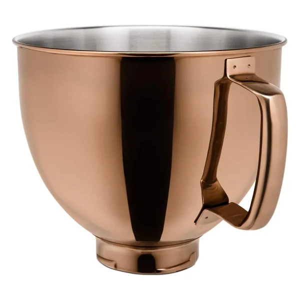 Kitchenaid 4,8 L Stand Mikser İçin Paslanmaz Çelik Kase Parlak Bakır-Bdr - Görsel 2