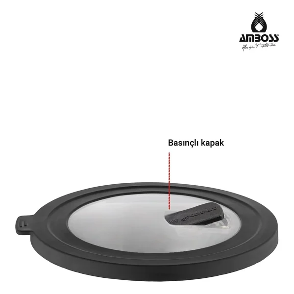 Amboss Nova 16 cm Çelik Saklama Kabı - Görsel 5