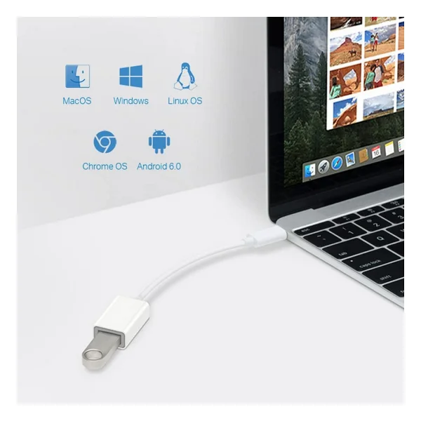 TP-Link UC400 Yüksek Hızda 3.0 USB-C - USB-A Adaptör - Görsel 4