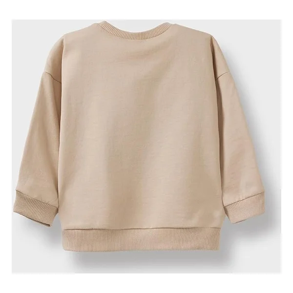 DeFacto Erkek Bebek Bisiklet Yaka Baskılı İçi Yumuşak Tüylü 2li Sweatshirt - Görsel 4