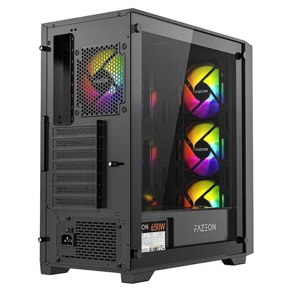 Fazeon F12 F12a650bbm Argb Fanlı 650 W Atx Oyuncu Kasası - Görsel 3