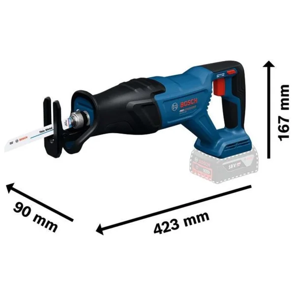 Bosch Gsa 18v-280 Aküsüz Tilki Kuyruğu Testere - Görsel 2