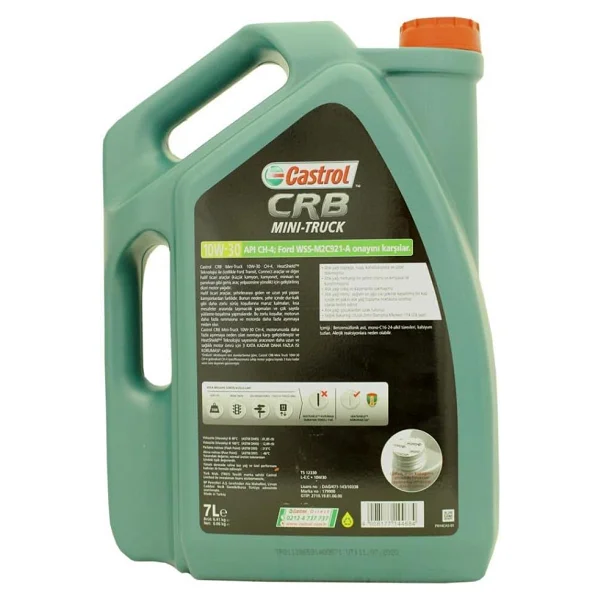 Castrol Crb Mini-Truck 10w-30 Ch-4 7 Lt Motor Yağı - Görsel 4