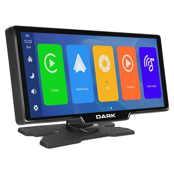 Dark 10.26" IPS Apple CarPlay & Android Auto / AirPlay, Android Cast Ekran Yansıtma Ön & Arka Kameralı Torpido Üstü Araç Multimedya Ekranı - Görsel 5