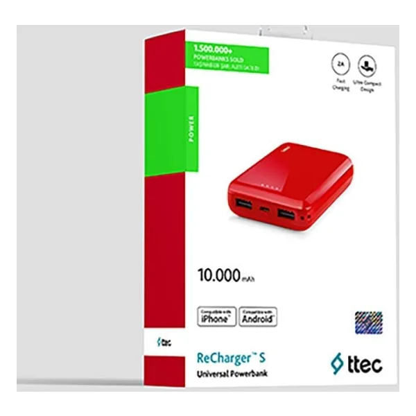 Ttec Recharger S 2bb174 10000 mAh Taşınabilir Şarj Cihazı - Görsel 7