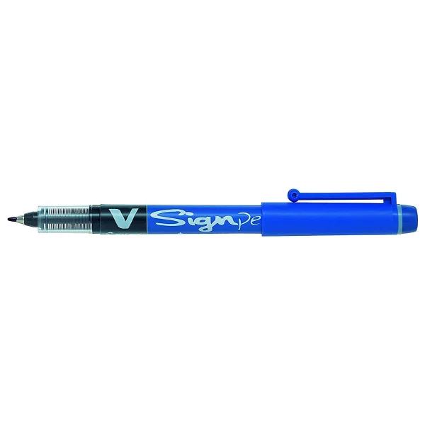 Pilot V-Signpen 2.0 Mm Mavi İmza Kalemi - Görsel 5