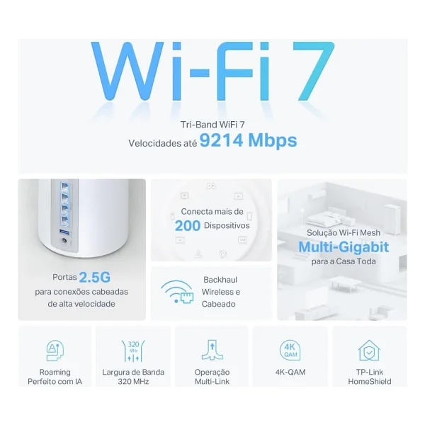 Tp-Link Deco Be65 9300 Mbps 2'li Router - Görsel 3
