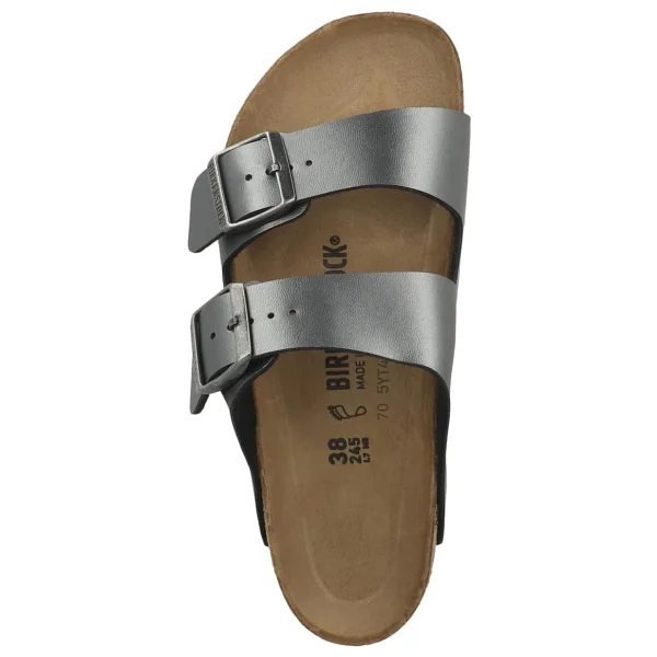 Birkenstock Arizona Birko-Flor 1029224-1029233 Metalik Gri Terlik - Görsel 2
