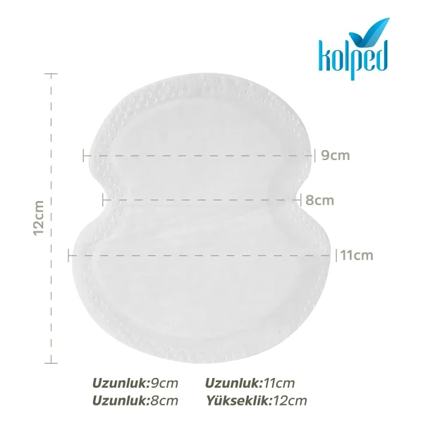 Kolped Koltuk Altı Pedi Ter Emici Yapraklar 112 Adet (2 Paket) - Görsel 4