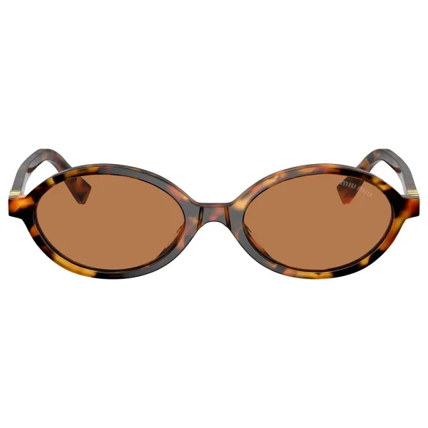 Miu Miu Regard 04zs 19p2z1 Light Havana-Brown Kadın Güneş Gözlüğü - Görsel 2