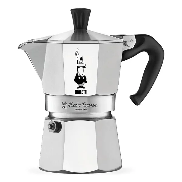 Bialetti Express Gri 3 Cup Moka Pot