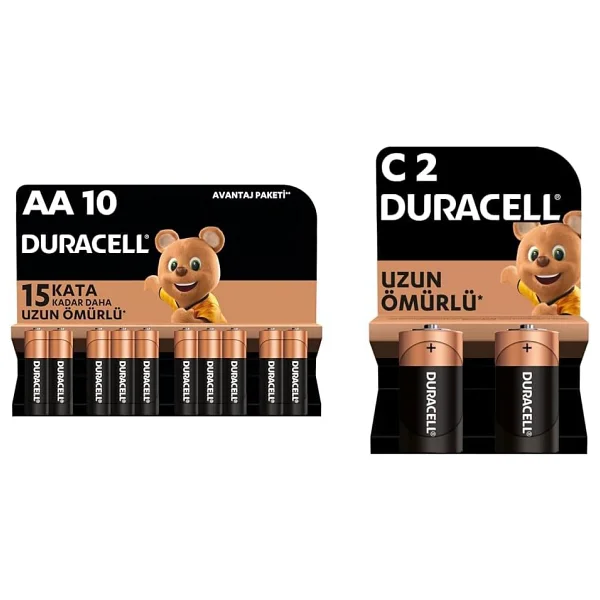 Duracell Lr6/Mn1500 10'lu Alkalin Aa Kalem Pil - Görsel 7