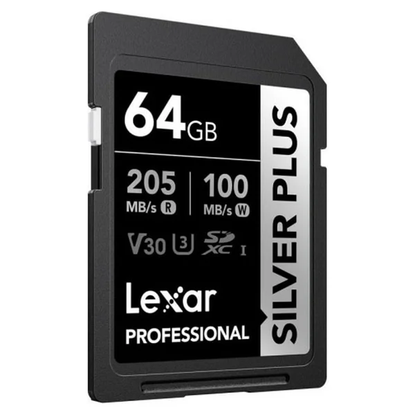 Lexar Professional Silver Plus LSDSIPL064G UHS-I U3 V30 64 GB Hafıza Kartı - Görsel 4