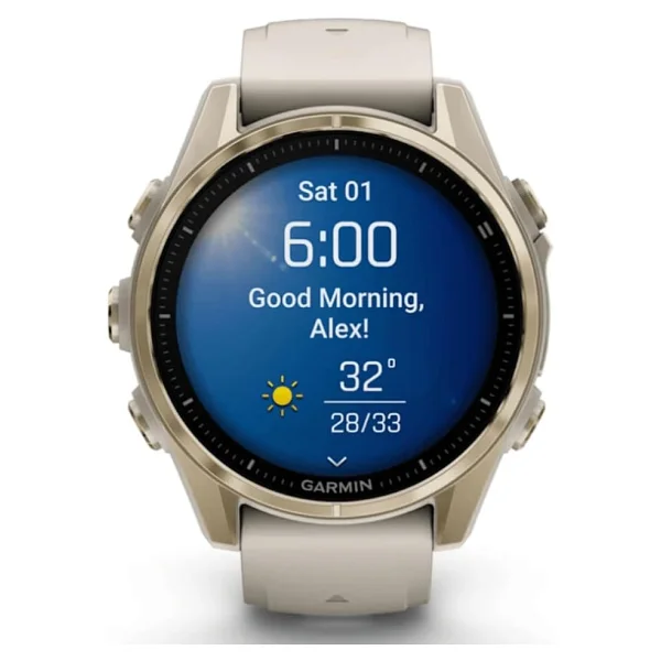 Garmin Fenix 8 43mm AMOLED Altın Akıllı Saat - Görsel 2