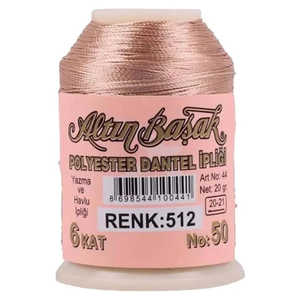 3 Adet Altınbaşak Oya Ve Dantel İpi 20 Gr - Royaleks - No: 512 - Görsel 3