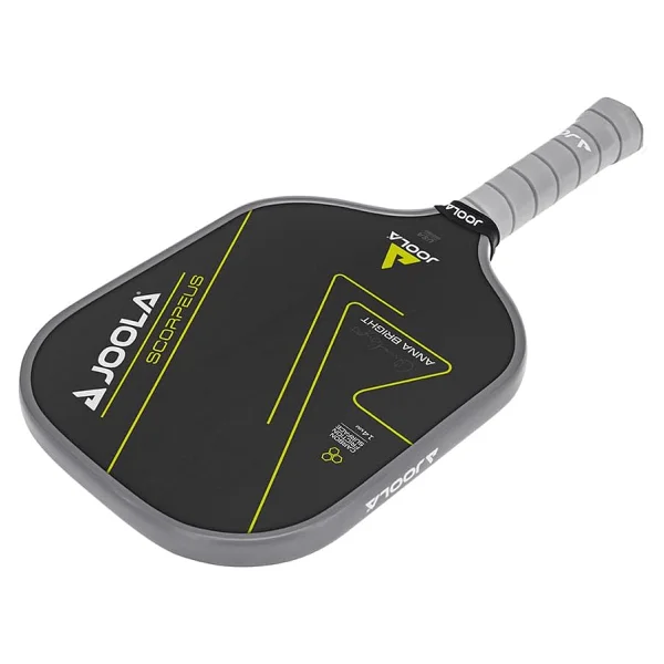 JOOLA Anna Bright Scorpeus Pickleball Paddle w/Artırılmış Güç ve Hissetme için Ücretli Yüzey Teknolojisi - Daha Büyük Tatlı Nokta ile Tamamen Kaplanmış Karbon Fiber Turşu Küreği - USAPA Onaylı. 14 mm - Görsel 4