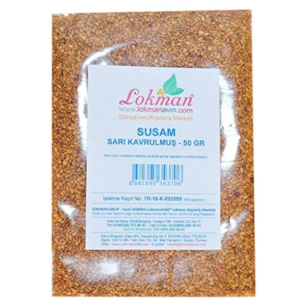 Lokmanavm Kavrulmuş Sarı Susam 50 Gr - Görsel 4