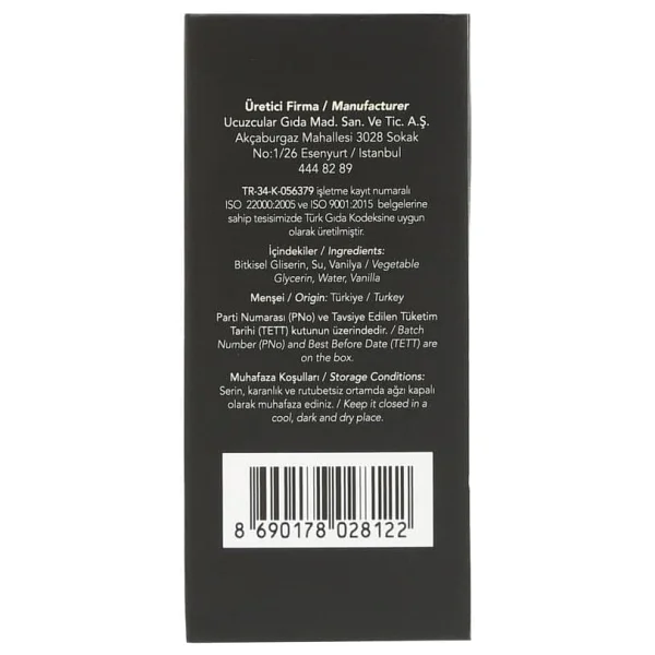 Hayfene 20 Ml Vanilya Ekstratlı Özütü - Görsel 3