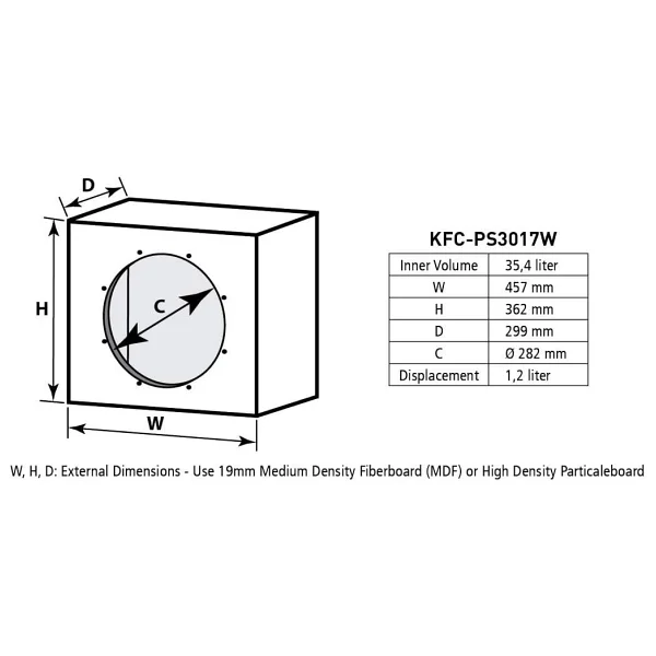 Kenwood Kfc-Ps3017w 2000 W 30 Cm Subwoofer Oto Hoparlör - Görsel 5